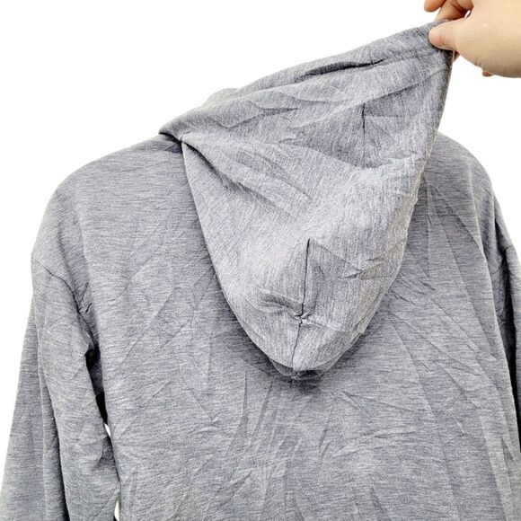 2/$20 L.L. Bean Grey Hoodie Top Size: Large - Picture 6 of 9